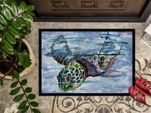 Load image into Gallery viewer, Loggerhead Turtle in a Dive Doormat - 24x36 Decorative Floor Mat – Indoor/Outdoor Rug