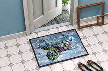 Load image into Gallery viewer, Loggerhead Turtle in a Dive Doormat - 18x27 Decorative Floor Mat – Indoor/Outdoor Rug with Artistic Flair