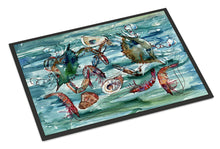 Load image into Gallery viewer, Crabs, Shrimp and Oysters in Water Doormat - 24x36 Decorative Floor Mat – Indoor/Outdoor Rug