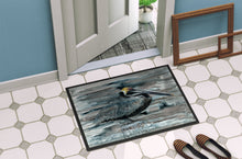 Load image into Gallery viewer, Pelican in Grey Doormat - 24x36 Decorative Floor Mat – Indoor/Outdoor Rug
