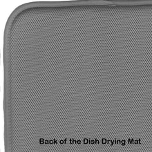 Load image into Gallery viewer, Grey Canvas Abstract Crabs Dish Drying Mat – Absorbent, Artistic Kitchen Essentials 8953DDM