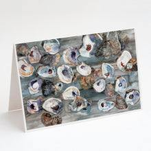 Load image into Gallery viewer, Bunch of Oysters Greeting Cards -  Blank Note Cards – 8-Pack of Artist-Designed Cards with Envelopes
