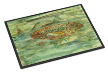 Load image into Gallery viewer, Abstract Red Fish Doormat - 24x36 Decorative Floor Mat – Indoor/Outdoor Rug