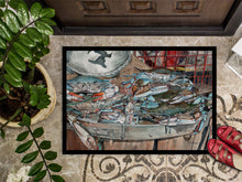 Load image into Gallery viewer, Basket Full of Blue Crabs Doormat - 24x36 Decorative Floor Mat – Indoor/Outdoor Rug
