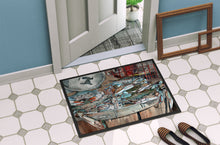 Load image into Gallery viewer, Basket Full of Blue Crabs Doormat - 24x36 Decorative Floor Mat – Indoor/Outdoor Rug