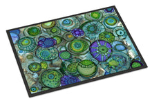 Load image into Gallery viewer, Abstract in Blues and Greens Doormat - 24x36 Decorative Floor Mat – Indoor/Outdoor Rug