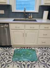 Load image into Gallery viewer, Abstract Crabs and Oysters Machine Washable Memory Foam Mat 8963RUG