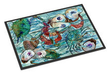 Load image into Gallery viewer, Watery Shrimp, Crabs and Oysters Doormat - 24x36 Decorative Floor Mat – Indoor/Outdoor Rug