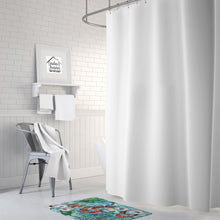 Load image into Gallery viewer, Watery Shrimp, Crabs and Oysters Machine Washable Memory Foam Mat 8964RUG
