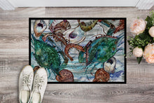 Load image into Gallery viewer, Shrimp, Crabs and Oysters in water Doormat - 24x36 Decorative Floor Mat – Indoor/Outdoor Rug
