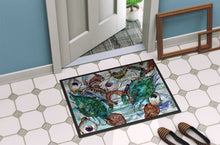 Load image into Gallery viewer, Shrimp, Crabs and Oysters in water Doormat - 24x36 Decorative Floor Mat – Indoor/Outdoor Rug