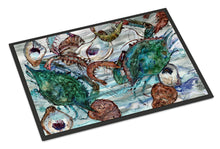 Load image into Gallery viewer, Shrimp, Crabs and Oysters in water Doormat - 24x36 Decorative Floor Mat – Indoor/Outdoor Rug