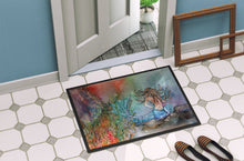 Load image into Gallery viewer, Brunette Mermaid Water Fantasy Doormat - 24x36 Decorative Floor Mat – Indoor/Outdoor Rug