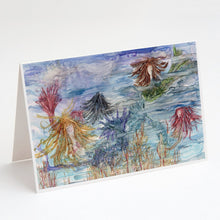 Load image into Gallery viewer, Abstract Mermaid Water Fantasy Greeting Cards -  Blank Note Cards – 8-Pack of Artist-Designed Cards with Envelopes