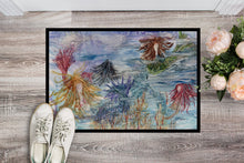 Load image into Gallery viewer, Abstract Mermaid Water Fantasy Doormat - 24x36 Decorative Floor Mat – Indoor/Outdoor Rug