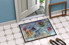 Load image into Gallery viewer, Abstract Mermaid Water Fantasy Doormat - 24x36 Decorative Floor Mat – Indoor/Outdoor Rug