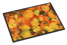 Load image into Gallery viewer, Abstract in Orange and Greens Doormat - 24x36 Decorative Floor Mat – Indoor/Outdoor Rug