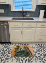 Load image into Gallery viewer, Abstract Pelicans Machine Washable Memory Foam Mat 8977RUG