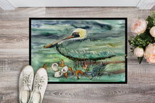 Load image into Gallery viewer, Watery Pelican, Shrimp, Crab and Oysters Doormat - 24x36 Decorative Floor Mat – Indoor/Outdoor Rug