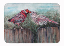 Load image into Gallery viewer, Red Bird Feeding Machine Washable Memory Foam Mat 8981RUG