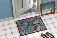 Load image into Gallery viewer, Abstract in Reds and Blues Doormat - 24x36 Decorative Floor Mat – Indoor/Outdoor Rug