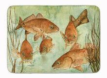 Load image into Gallery viewer, Red Fish Swim Machine Washable Memory Foam Mat 8983RUG