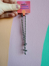Load image into Gallery viewer, Chunky Cross Charm Bracelet