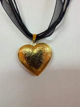 Load image into Gallery viewer, Black Ribbon Titanium Charm Necklaces