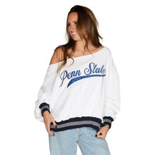 Load image into Gallery viewer, Penn State Vintage Off the Shoulder Sweatshirt