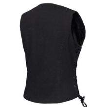 Load image into Gallery viewer, Women's Denim Classic Side Lace Vest