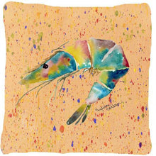 Load image into Gallery viewer, Shrimp Decorative   Canvas Fabric Pillow