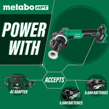 Load image into Gallery viewer, Metabo HPT G3612DVEQ6M 36V MultiVolt™ 4-1/2" Disc Angle Grinder, Slide Switch (Tool Body Only)