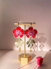 Load image into Gallery viewer, Flower of Luck Acrylic Earrings