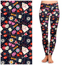 Load image into Gallery viewer, "Love Struck" Buttery Soft Leggings by Lipstick &amp; Chrome