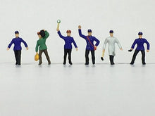 Load image into Gallery viewer, Preiser 10010 HO Scale Working People -- Railroad Personnel pkg(6)