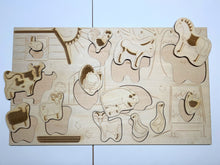 Load image into Gallery viewer, **Pre-order (Ships in 3-4 Weeks)**Educational Multi-Layered Wooden Puzzle