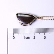 Load image into Gallery viewer, 9.08ct Australian Boulder Opal Pendant Necklace 14K Yellow Gold