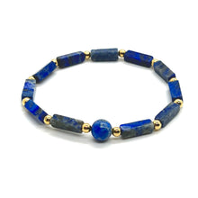 Load image into Gallery viewer, Lapis Lazuli &amp; Hematite Pain Relief Bracelet Pack (Set Of 3)