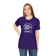 Load image into Gallery viewer, Love People First Tee (White Print)