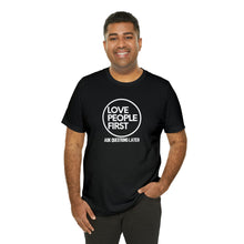 Load image into Gallery viewer, Love People First Tee (White Print)