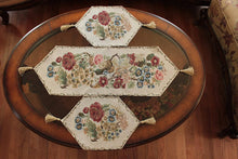 Load image into Gallery viewer, Tache Colorful Floral Country Rustic Morning Meadow Woven Table Runner (3098)