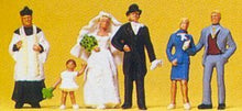 Load image into Gallery viewer, Preiser 10058 HO Scale Wedding Participants -- Catholic pkg(6)