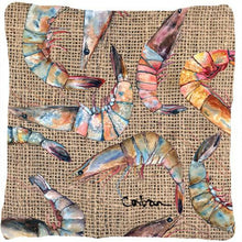 Load image into Gallery viewer, Shrimp Decorative   Canvas Fabric Pillow
