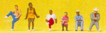 Load image into Gallery viewer, Preiser 79174 N Scale Pedestrians -- People Sitting On Stairs