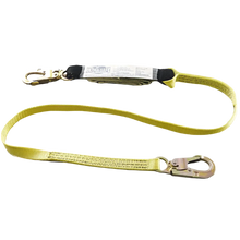Load image into Gallery viewer, 1" x 6 Ft Shock-Absorbing Nylon Web Lanyard w/ Double-Locking Snap Hooks | 96516