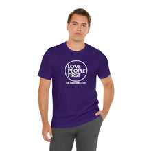 Load image into Gallery viewer, Love People First Tee (White Print)