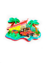 Load image into Gallery viewer, Mid Century Palm Springs House Brooch by Rosie Rose Parker