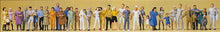 Load image into Gallery viewer, Preiser 14412 HO Scale Pedestrians pkg(36)