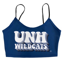 Load image into Gallery viewer, New Hampshire Wildcats Navy Spaghetti Tank