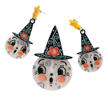 Load image into Gallery viewer, Bloomin' Luna Witch Brooch by Johanna Parker x Lipstick &amp; Chrome